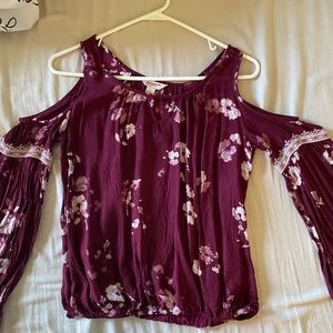 Maroon Arizona Jeans Company blouse